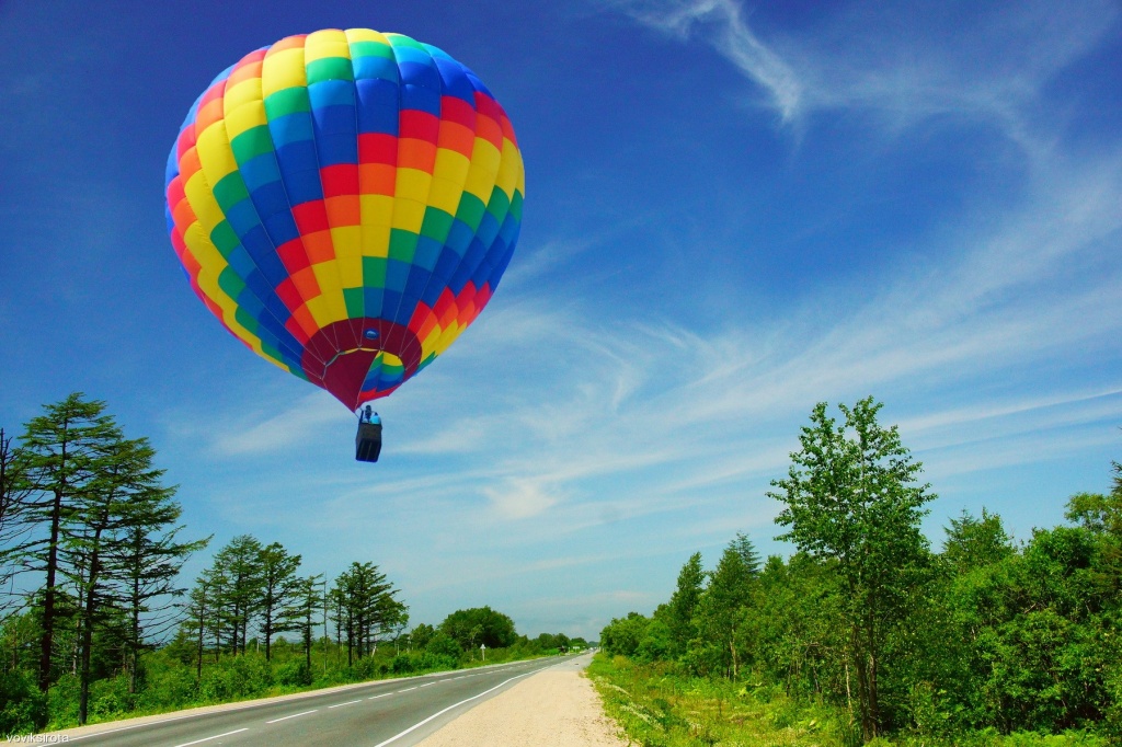 Романтическое путешествие на воздушном шаре